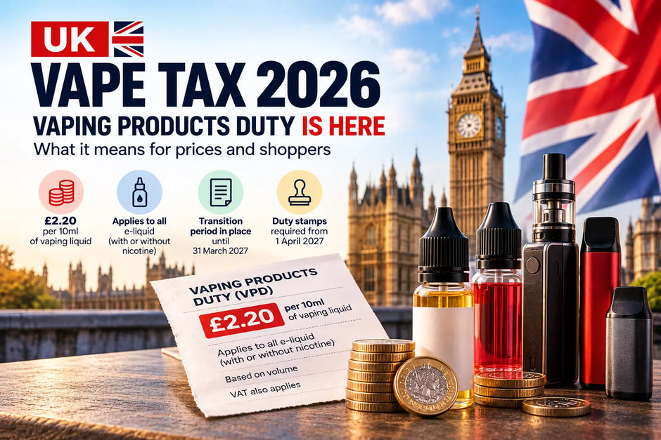 The New Vape Tax Explained – and Why Refilling Makes Sense