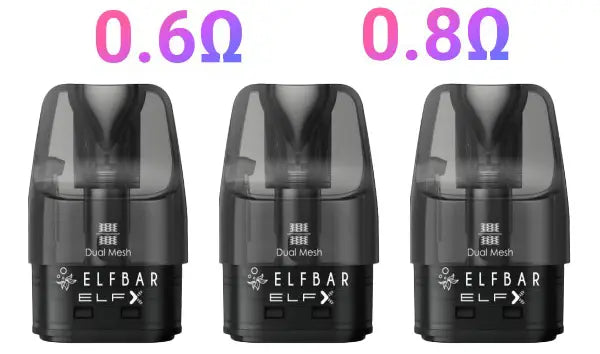Genuine Elfbar ELFX pods with Prime QUAQ Tech