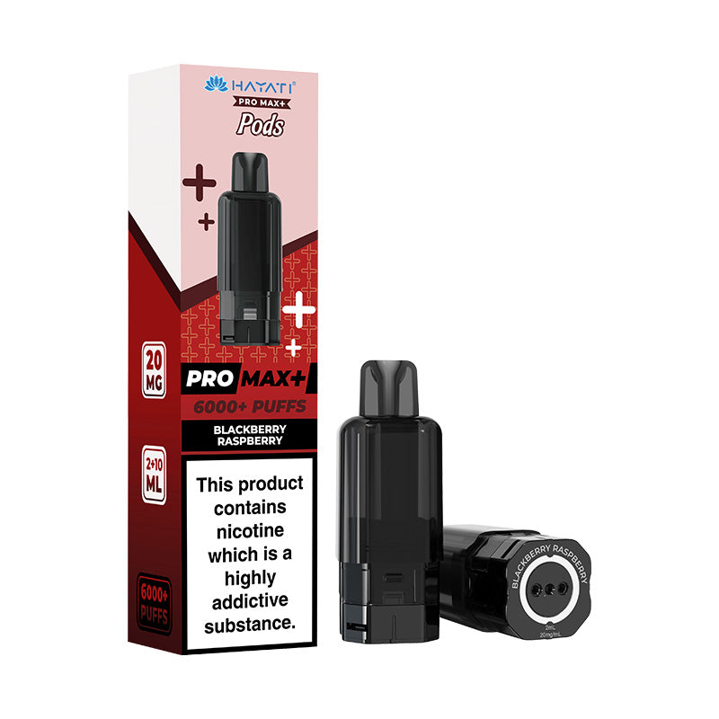 Hayati Pro Max Plus prefilled replacement pod and refill container
