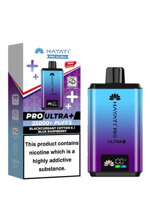 Hayati Pro Ultra Plus 25K prefilled pod kit rechargeable vape