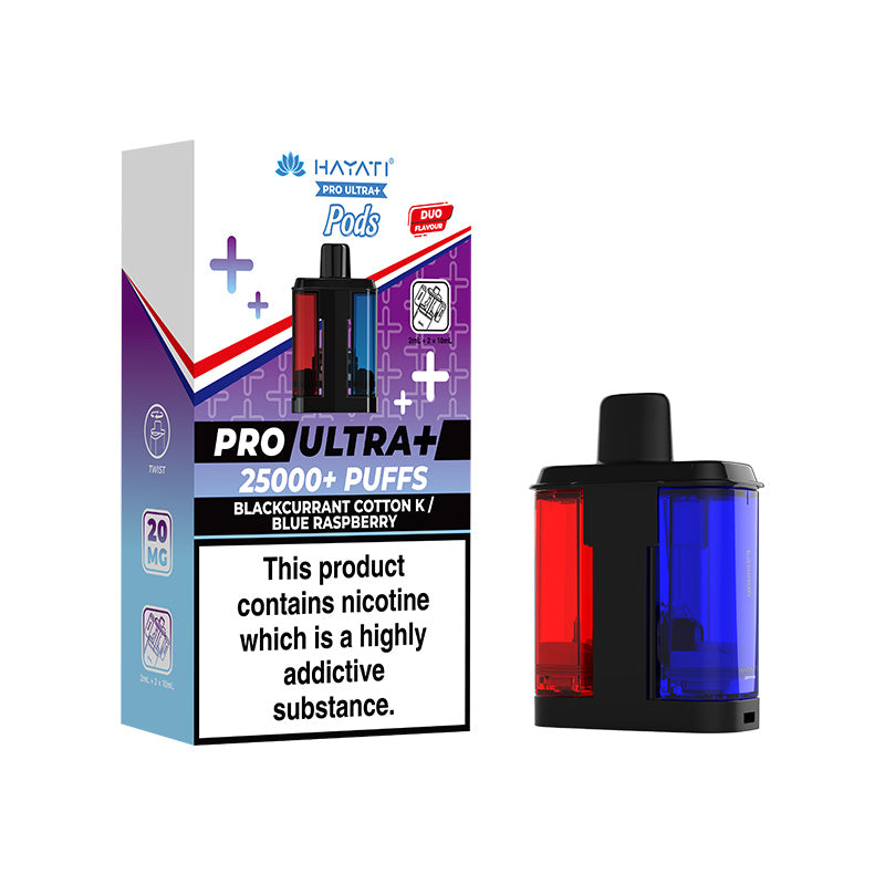 Hayati Pro Ultra+ 25k replacement pod 20mg dual mesh coil
