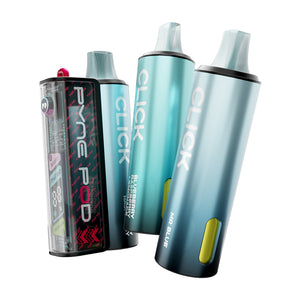 Pyne Pod Click 50K auto-draw vape device with flavour editions