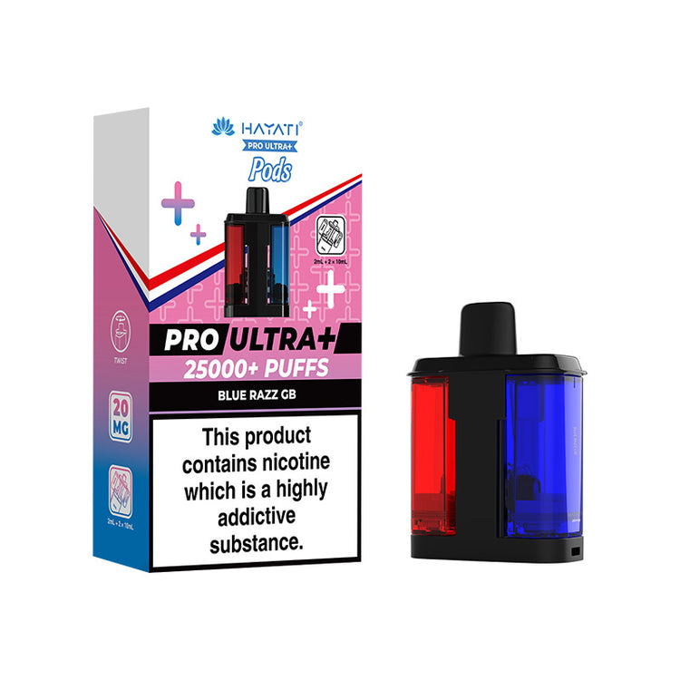 Hayati Pro Ultra+ 25k replacement pod 20mg dual mesh coil