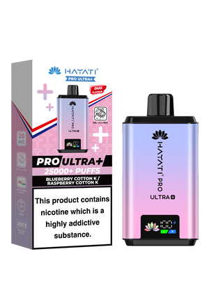 Hayati Pro Ultra Plus 25K prefilled pod kit rechargeable vape