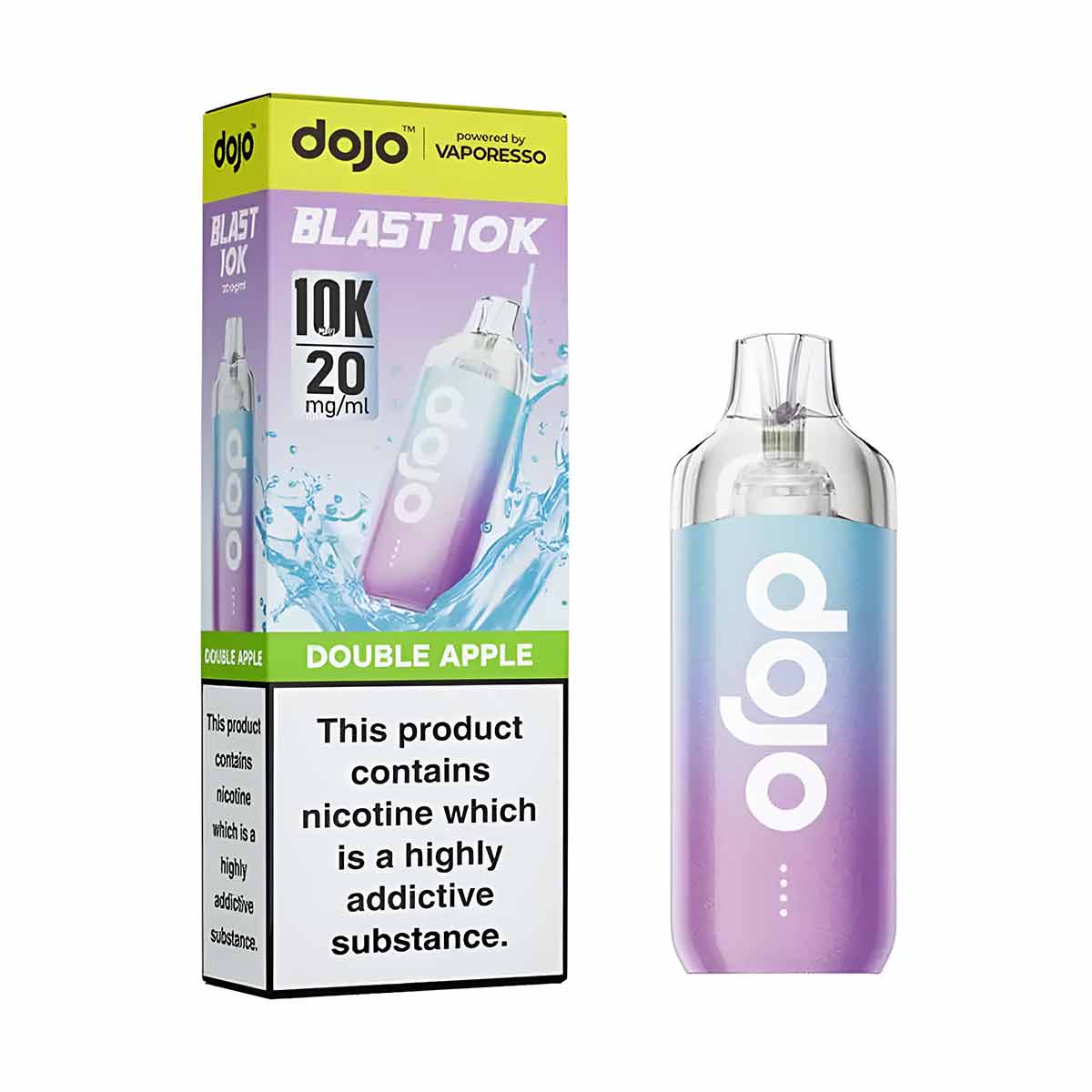 Vaporesso Dojo Blast 10K Prefilled Pod Kit Double Apple 20mg
