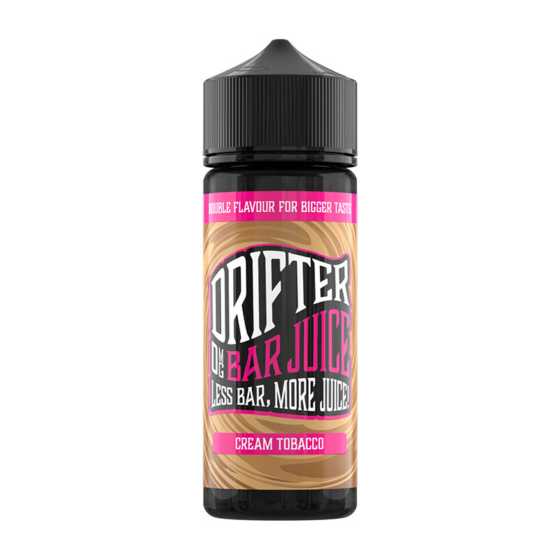 Drifter Cream Tobacco 100ml shortfill e-liquid bottle UK