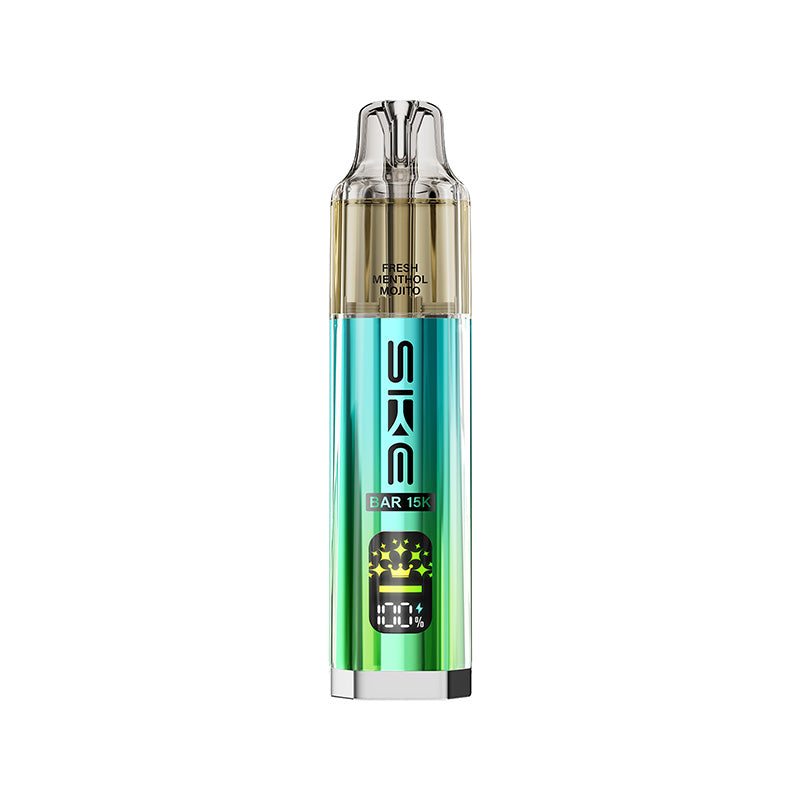 SKE Bar 15K 2ml prefilled pod and 10ml refill container