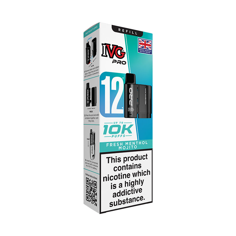IVG Pro refill pod with 10ml refill container