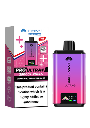 Hayati Pro Ultra Plus 25K prefilled pod kit rechargeable vape