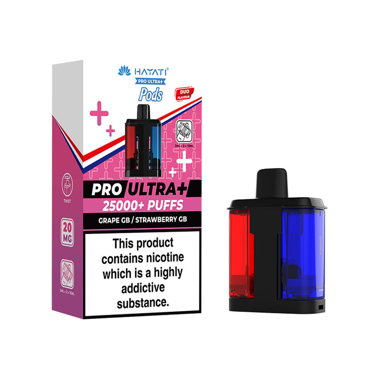 Hayati Pro Ultra+ 25k replacement pod 20mg dual mesh coil