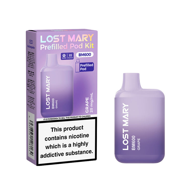 Lost Mary BM600 prefilled pod kit rechargeable vape