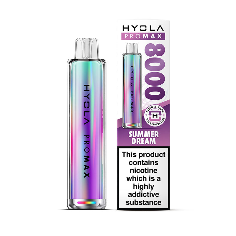 Hyola Pro Max 8000 prefilled rechargeable vape kit