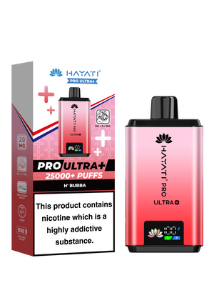 Hayati Pro Ultra Plus 25K prefilled pod kit rechargeable vape