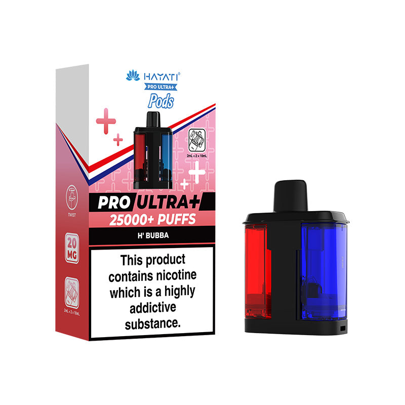 Hayati Pro Ultra+ 25k replacement pod 20mg dual mesh coil