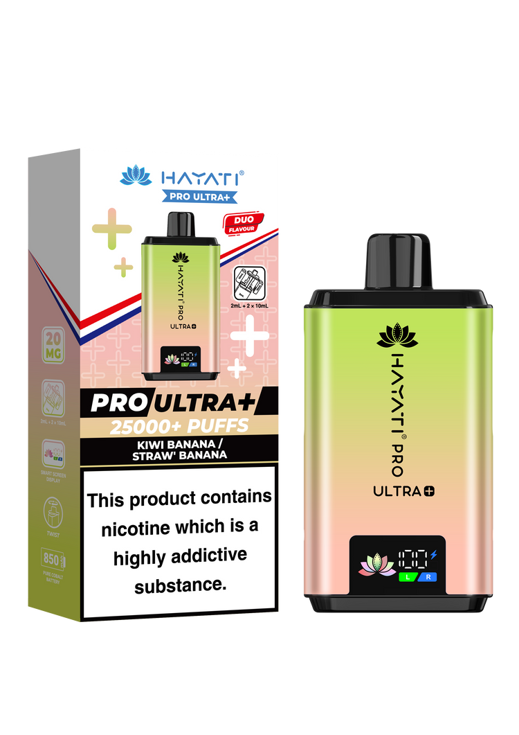 Hayati Pro Ultra Plus 25K prefilled pod kit rechargeable vape