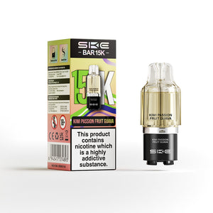 SKE Bar 15K 2ml prefilled pod with 10ml refill container