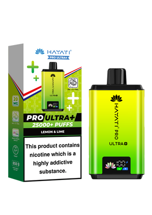 Hayati Pro Ultra Plus 25K prefilled pod kit rechargeable vape