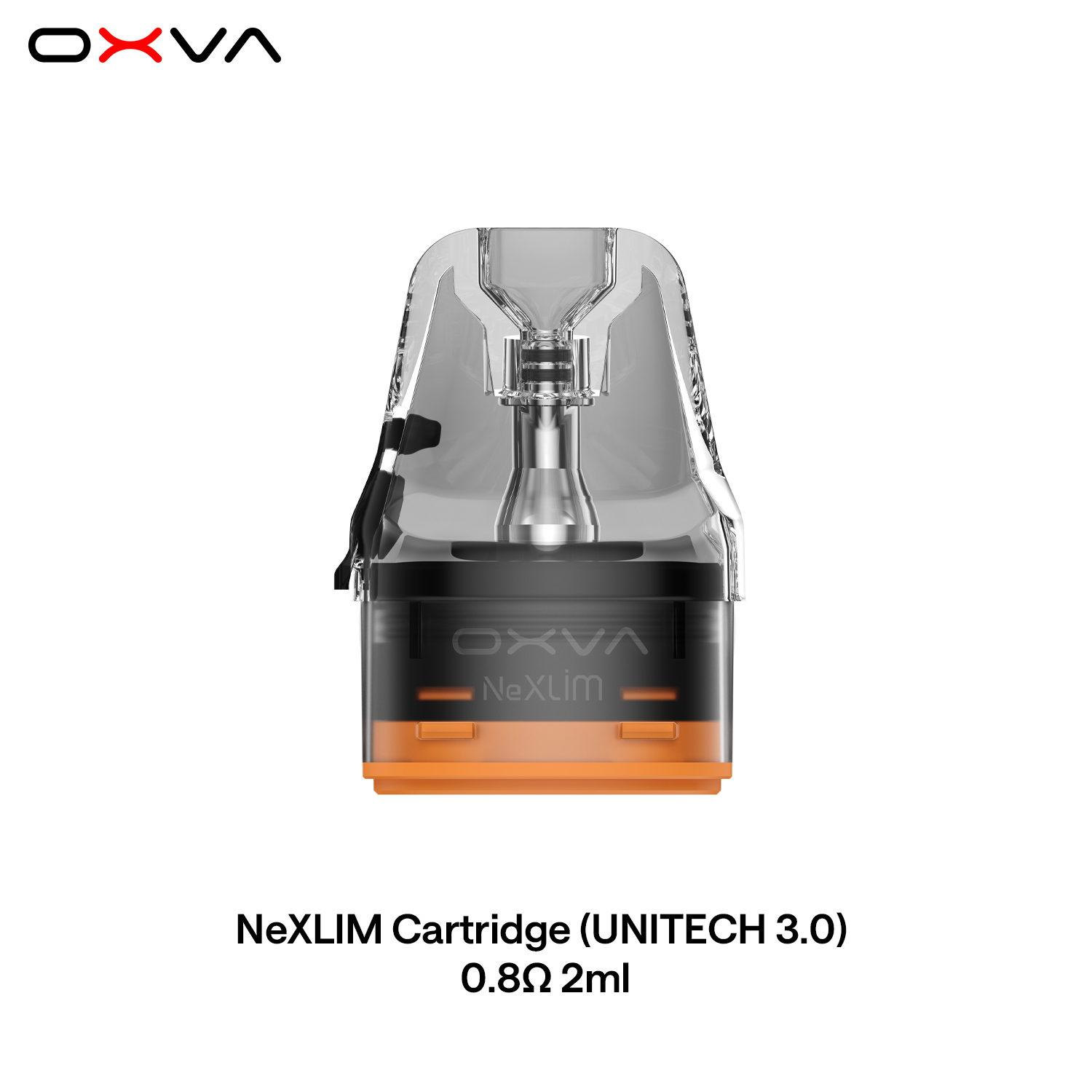 OXVA NeXLIM UNITECH 3.0 replacement cartridge 0.8 ohm dual mesh 2ml MTL