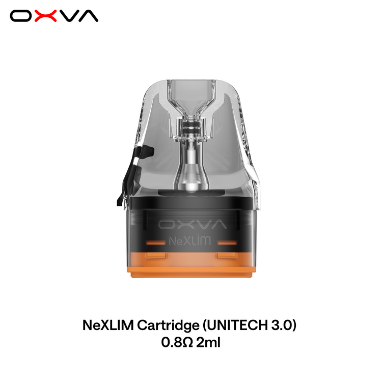 OXVA NeXLIM UNITECH 3.0 replacement cartridge 0.8 ohm dual mesh 2ml MTL