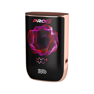 IVG Pro 2 touchscreen vape device battery percentage display