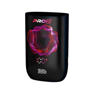 IVG Pro 2 touchscreen vape device battery percentage display