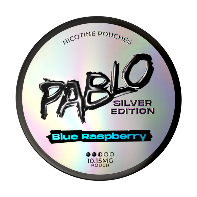 Pablo Silver Edition tobacco-free nicotine pouches with 20 pouches per can