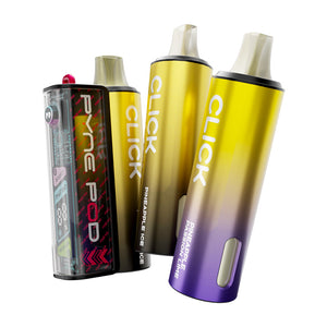 Pyne Pod Click 50K auto-draw vape device with flavour editions