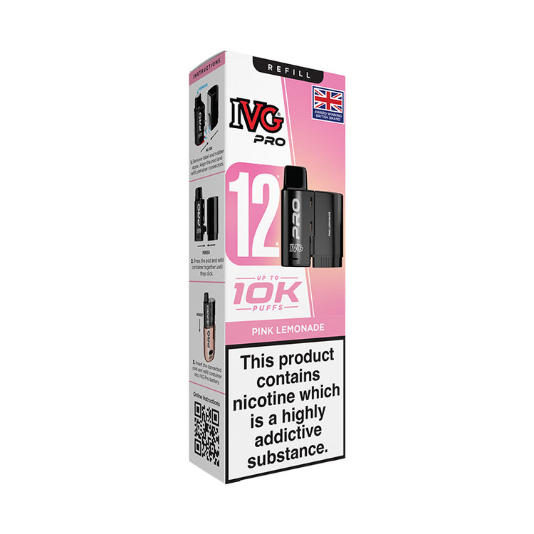 IVG Pro refill pod with 10ml refill container