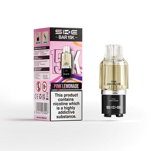 SKE Bar 15K 2ml prefilled pod with 10ml refill container