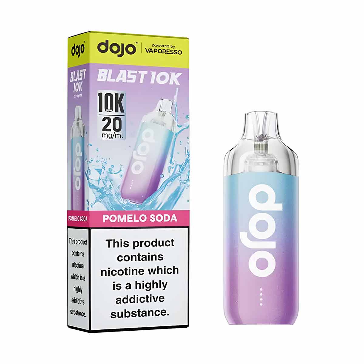 Vaporesso Dojo Blast 10K Prefilled Pod Kit Pomelo Soda 20mg