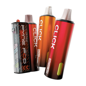 Pyne Pod Click 50K auto-draw vape device with flavour editions