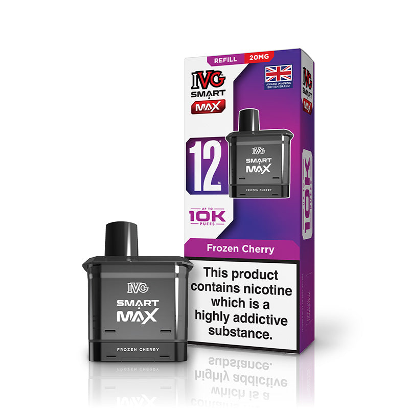 IVG Smart Max Replacement Pod – 20mg Nic Salt | 10,000 Puffs | 2ml Pod + 10ml Refill | 2 for £11.50
