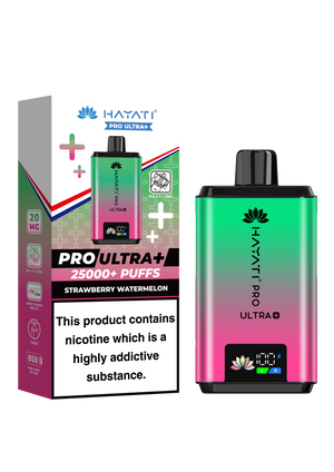 Hayati Pro Ultra Plus 25K prefilled pod kit rechargeable vape