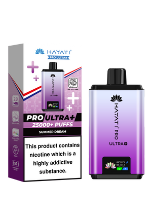 Hayati Pro Ultra Plus 25K prefilled pod kit rechargeable vape