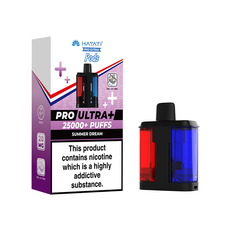 Hayati Pro Ultra+ 25k replacement pod 20mg dual mesh coil