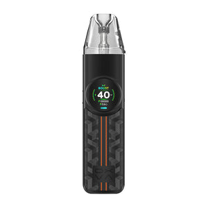 OXVA NeXLIM Pod Kit in Traction Black showing the 0.85-inch colour screen