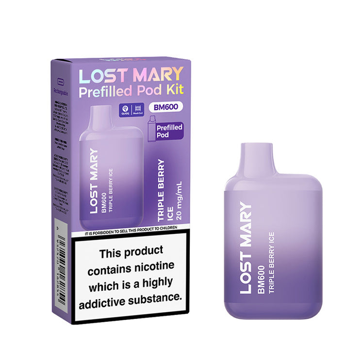 Lost Mary BM600 prefilled pod kit rechargeable vape