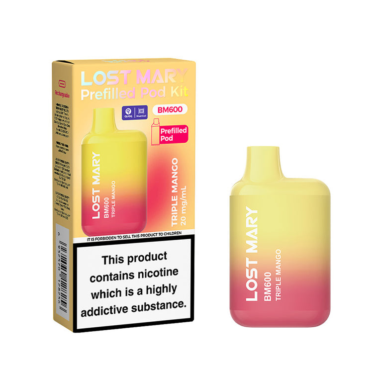 Lost Mary BM600 prefilled pod kit rechargeable vape
