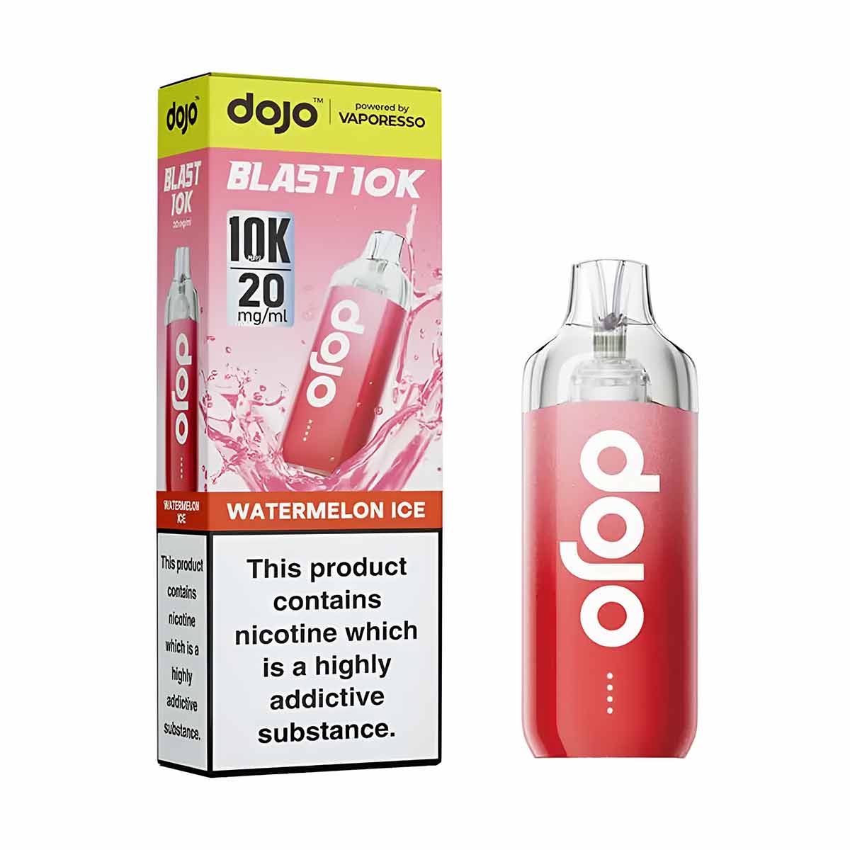 Vaporesso Dojo Blast 10K Prefilled Pod Kit Watermelon Ice 20mg