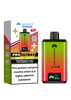 Hayati Pro Ultra Plus 25K prefilled pod kit rechargeable vape