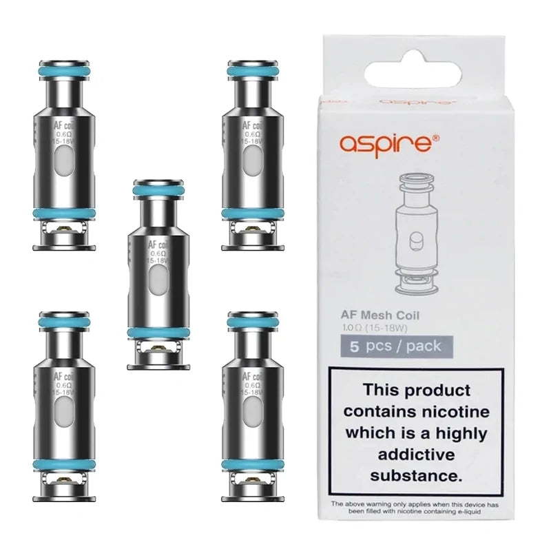 Aspire AF Coils 0.6/1.0 ohm Pack of 5