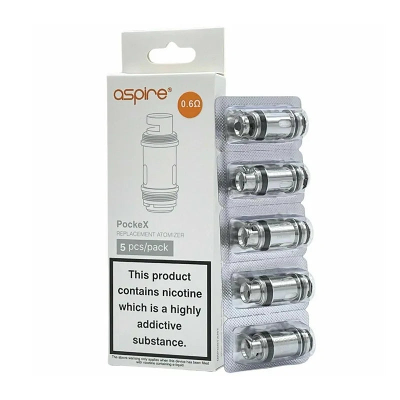 Aspire PockeX 0.6 Coil - Pack of 5