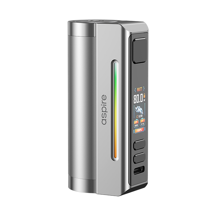 Aspire Zelos M80 Mod in Silver with universal 510 connection