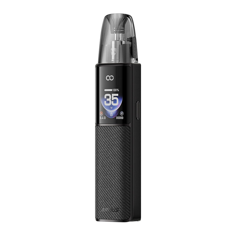 Voopoo Argus G4 Kit in Black showing the 0.85-inch TFT colour screen