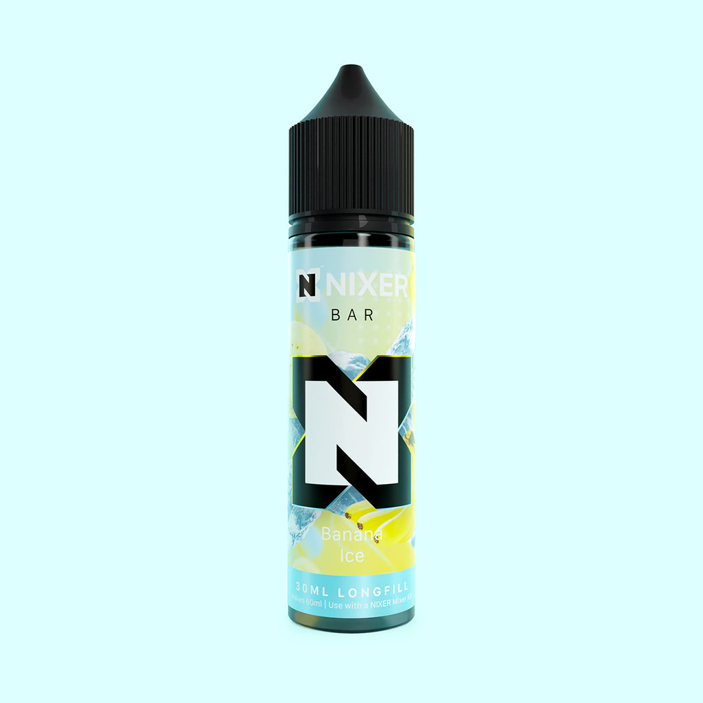 Nixer e-liquid longfill designed for nic shot mixing UK