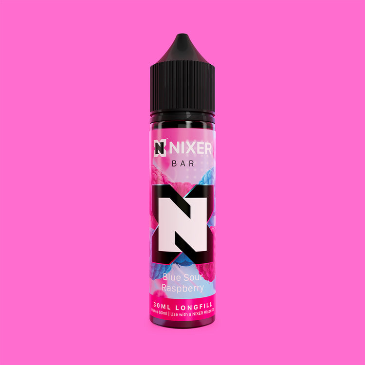 Nixer e-liquid longfill designed for nic shot mixing UK