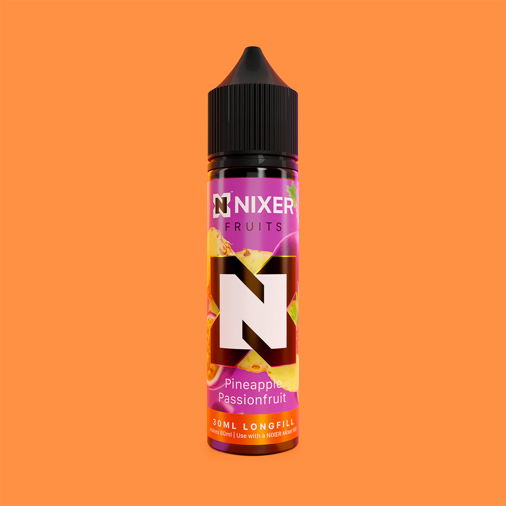 Nixer e-liquid longfill designed for nic shot mixing UK