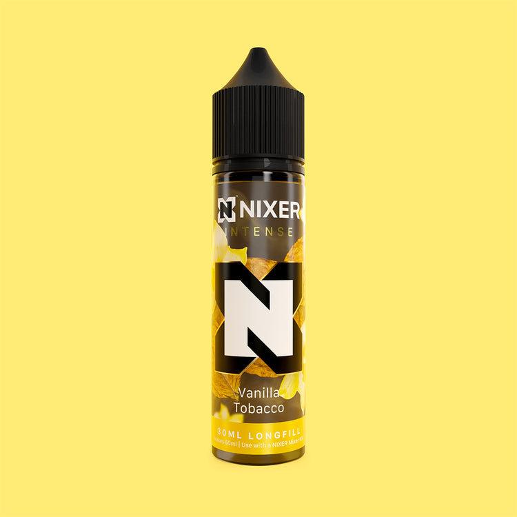 Nixer e-liquid longfill designed for nic shot mixing UK