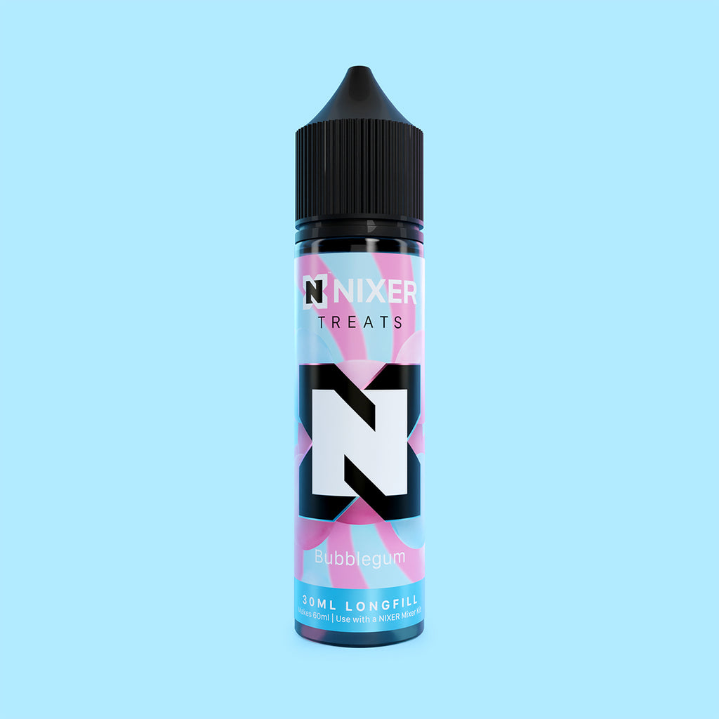 Nixer e-liquid longfill designed for nic shot mixing UK