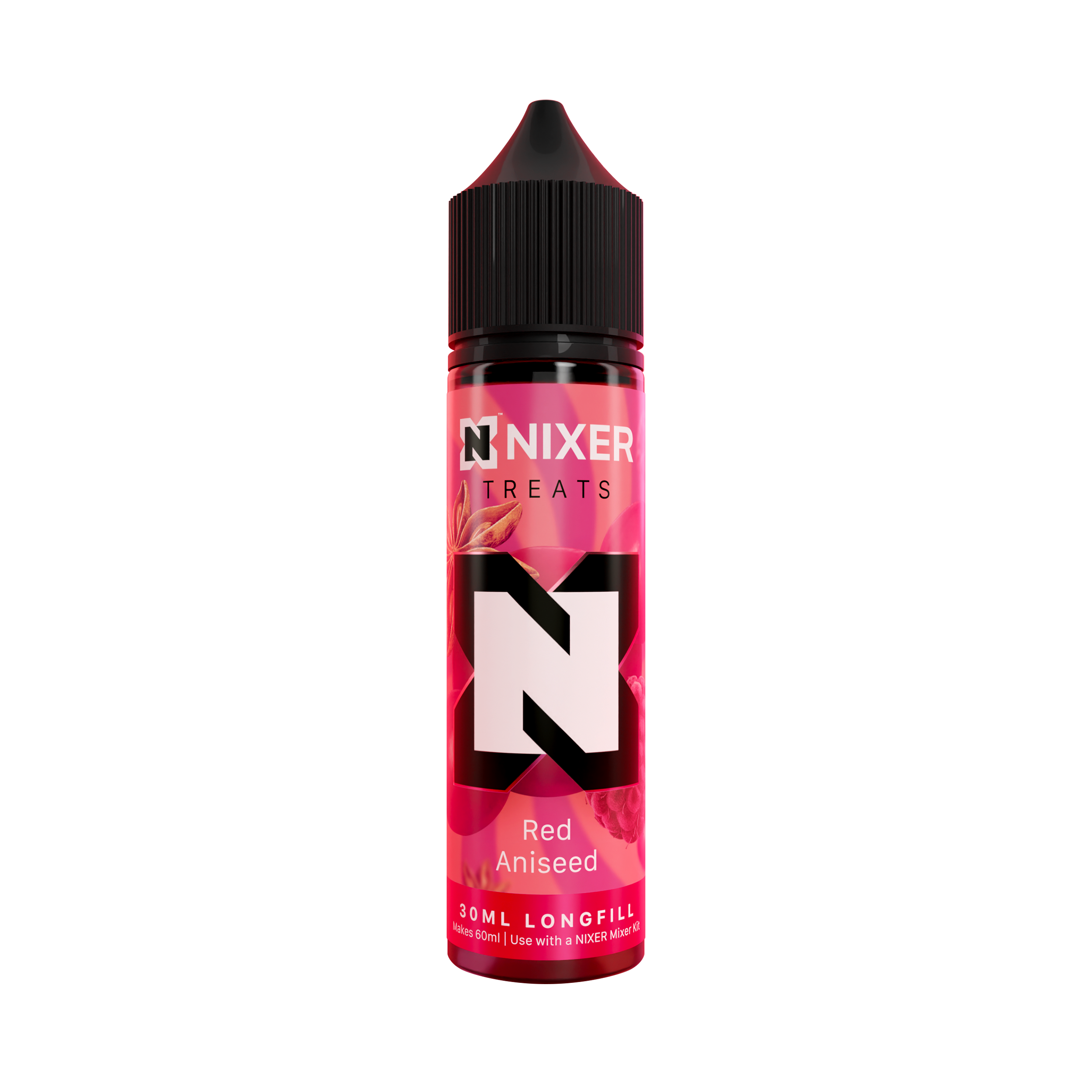 Nixer e-liquid longfill designed for nic shot mixing UK